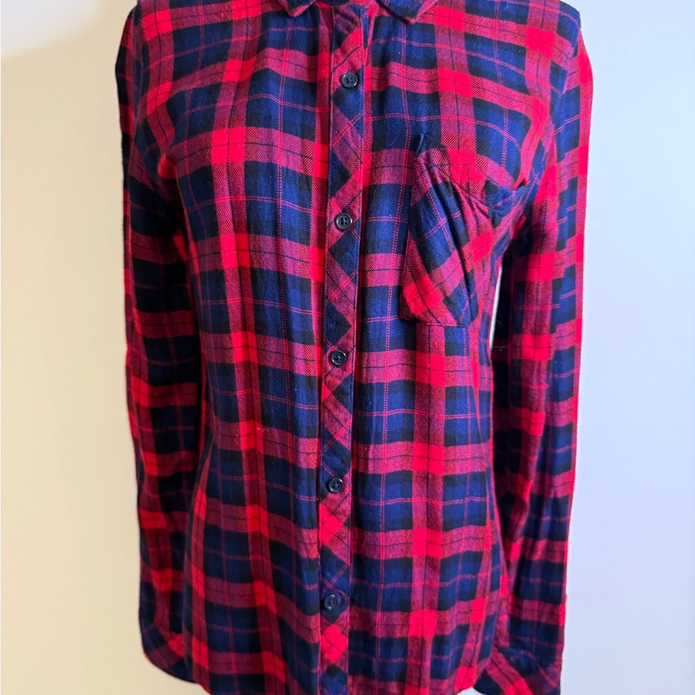 Rails Red & Blue Plaid Button Down Shirt